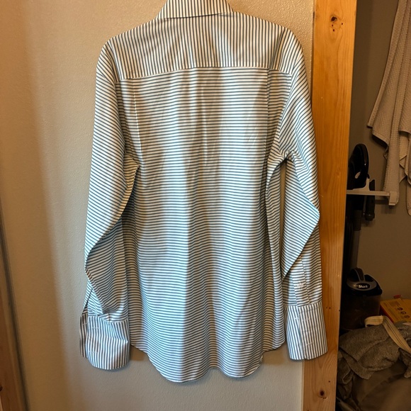 Paul Fredrick Men's Striped Dress Three Shirt Bundle Sz 15 1/2 34-35 - Picture 9 of 10